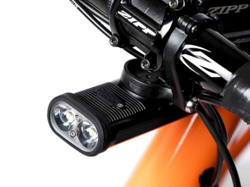 Gloworm alpha mount on bike
